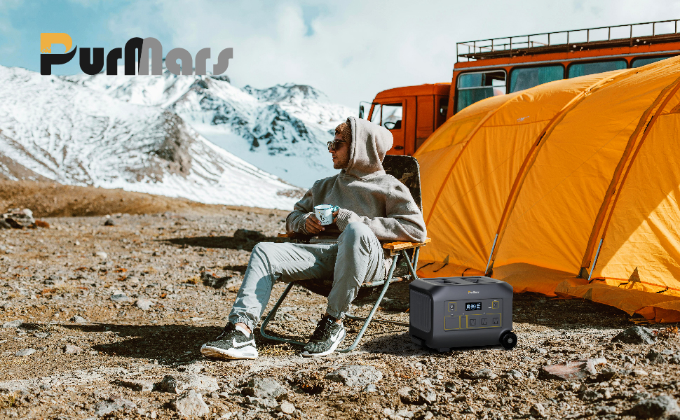 Wild fun and full power，your all-around camping godsend—— Purmars Portable Power Station B1200