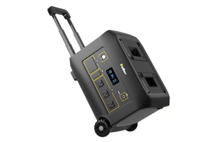 Portable Power Station B1200|1200W|Smart App Control Equip with Rod and Wheels