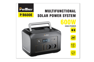 Portable Power Station B600|600W|Wireless Charging|Bidirectional Inverter