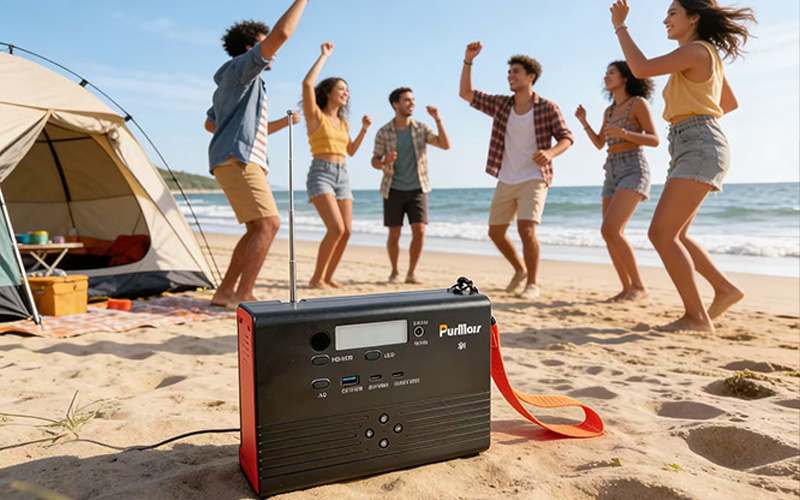 Portable Power Station P100A/E Plus|100W|with Bluetooth speaker