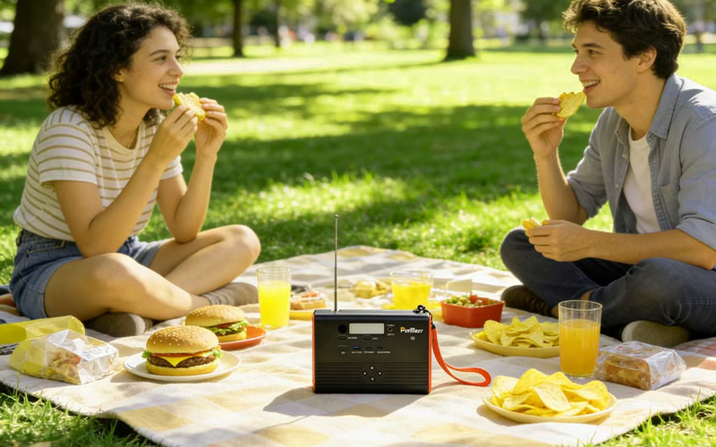 Portable Power Station P100A/E Plus|100W|with Bluetooth speaker