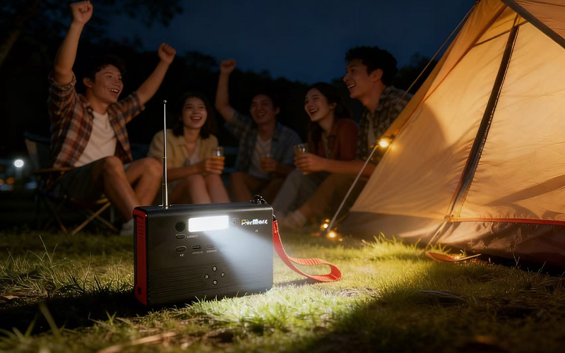 Portable Power Station P100A/E Plus|100W|with Bluetooth speaker