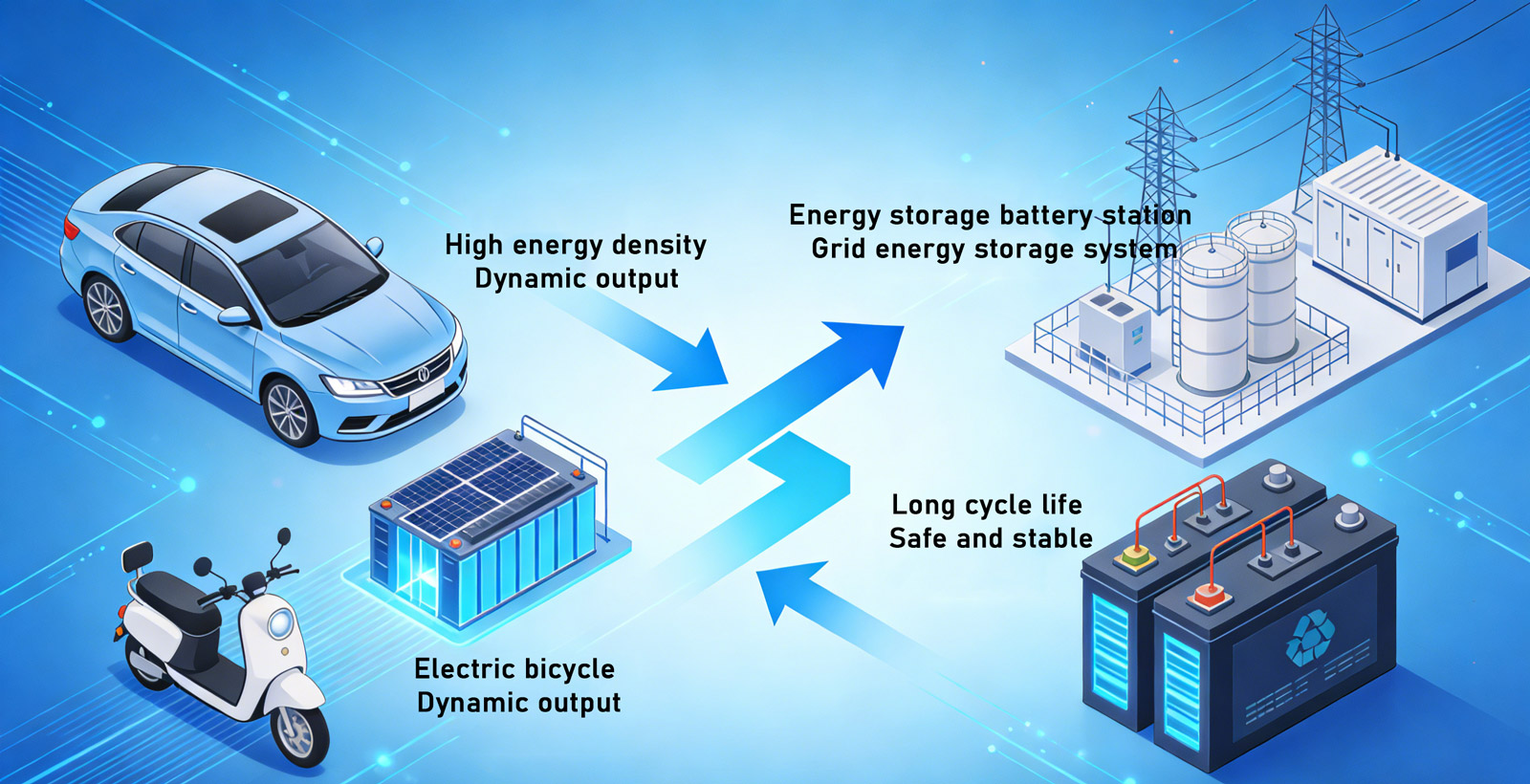 Differences Between Power Batteries and Energy Storage Batteries