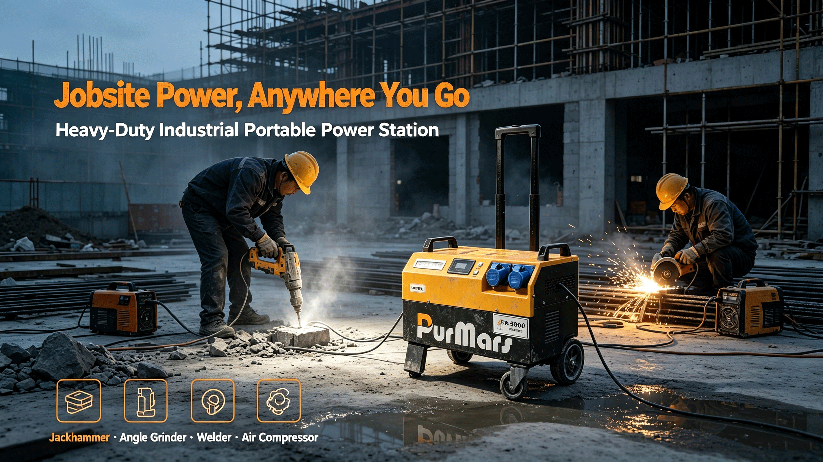 Purmars EP3000 off-grid power