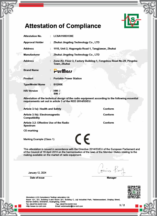 LCSA11093139E_Attestation of Conformity