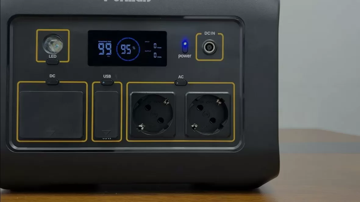 Portable Power Station B600|600W|Wireless Charging|Bidirectional Inverter