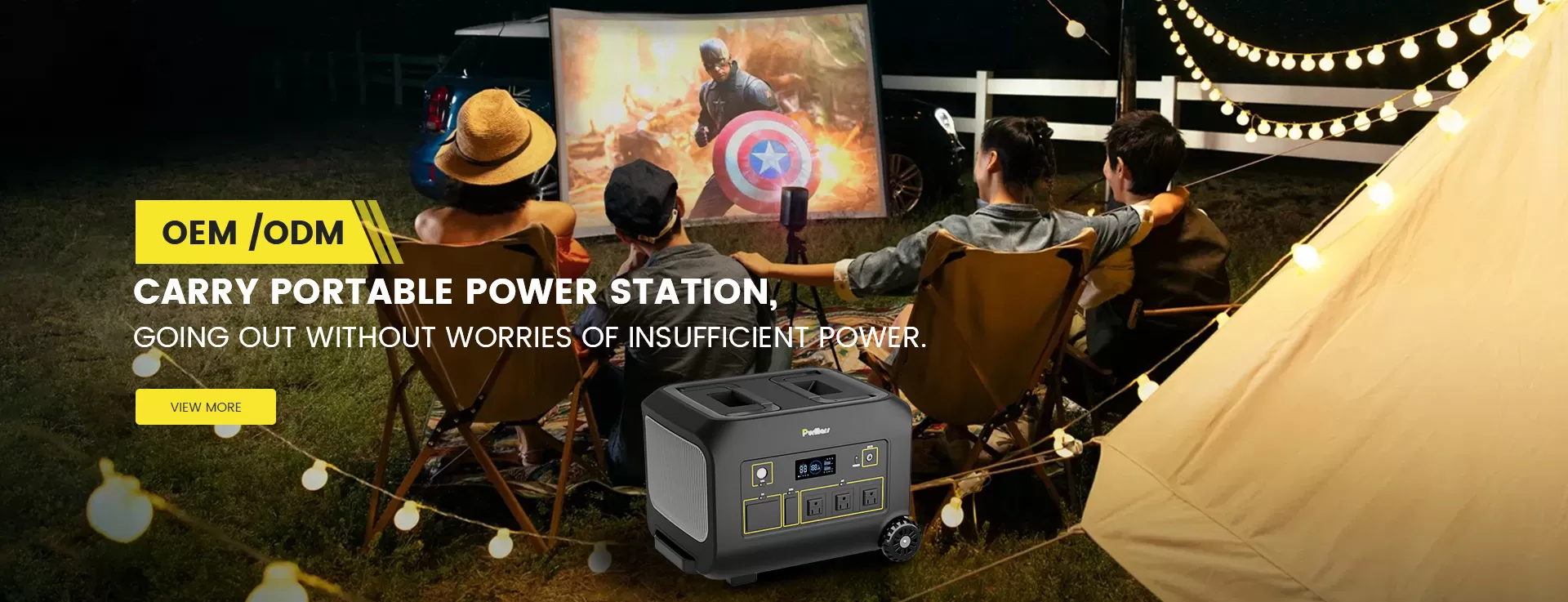 OEM/ODM portable energy storage power station