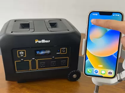 Method of Usage--Portable Power Station B1200 1200W