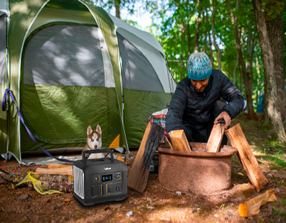 Purmars Portable Power Station 600w for Camping