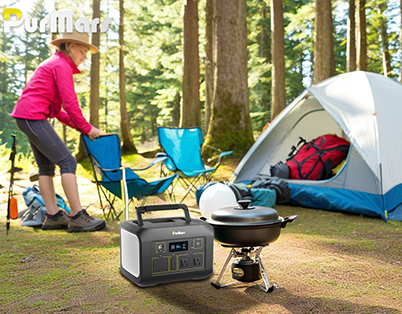 600W Purmars Mobile Portable Power Station: The All-In-One Assistant for Power in Outdoor Camping