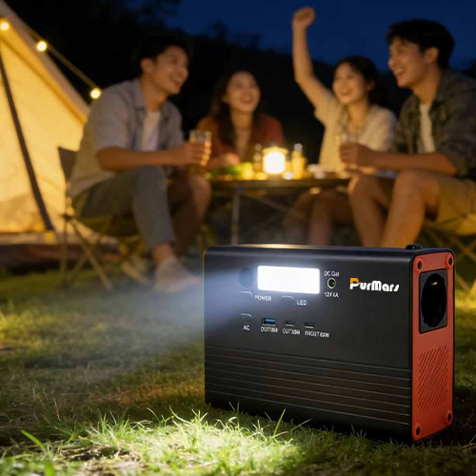 Portable Outdoor Power Station P100A/E | 100W