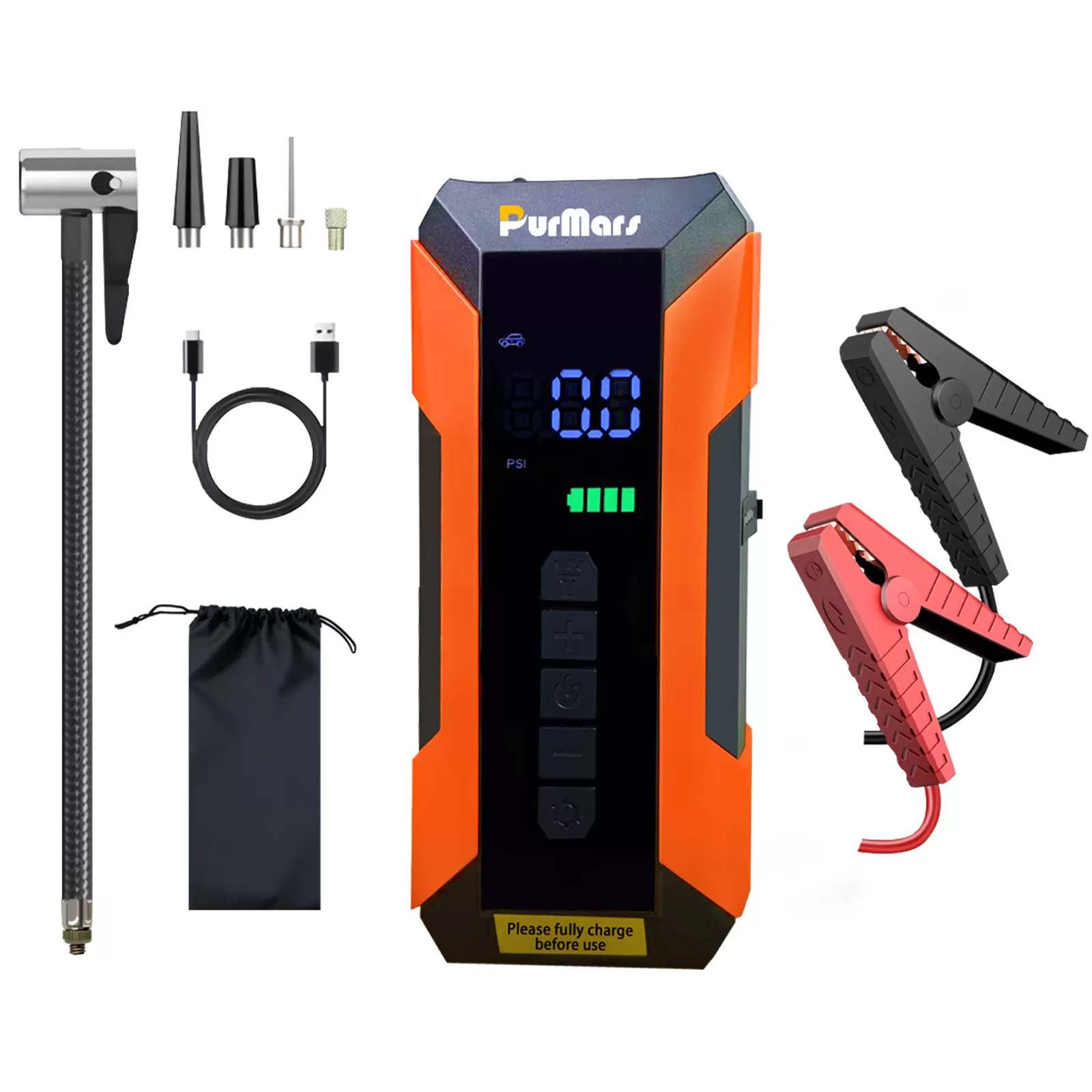 2 IN 1Jump Starter & Tire Inflator