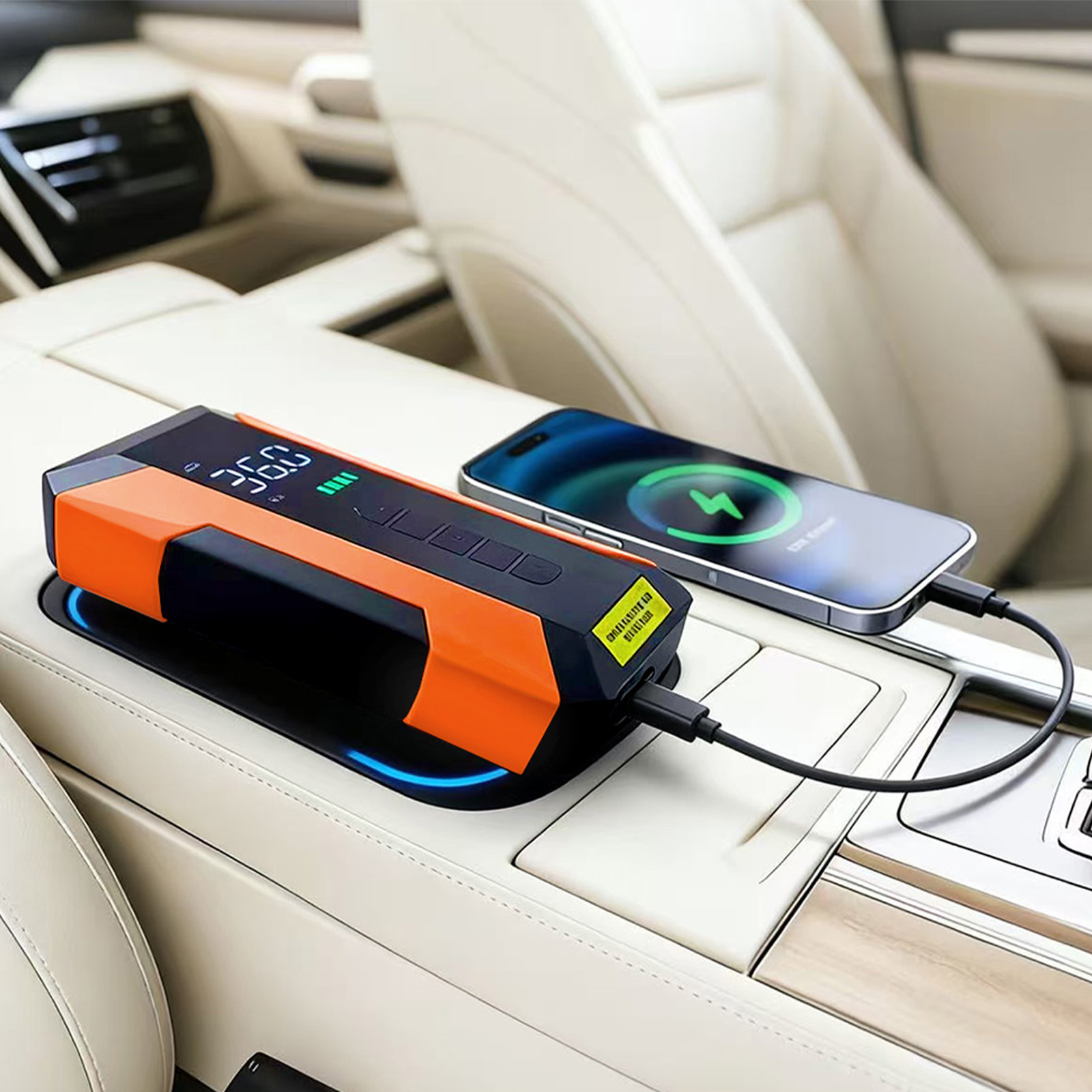 2 IN 1Jump Starter & Tire Inflator