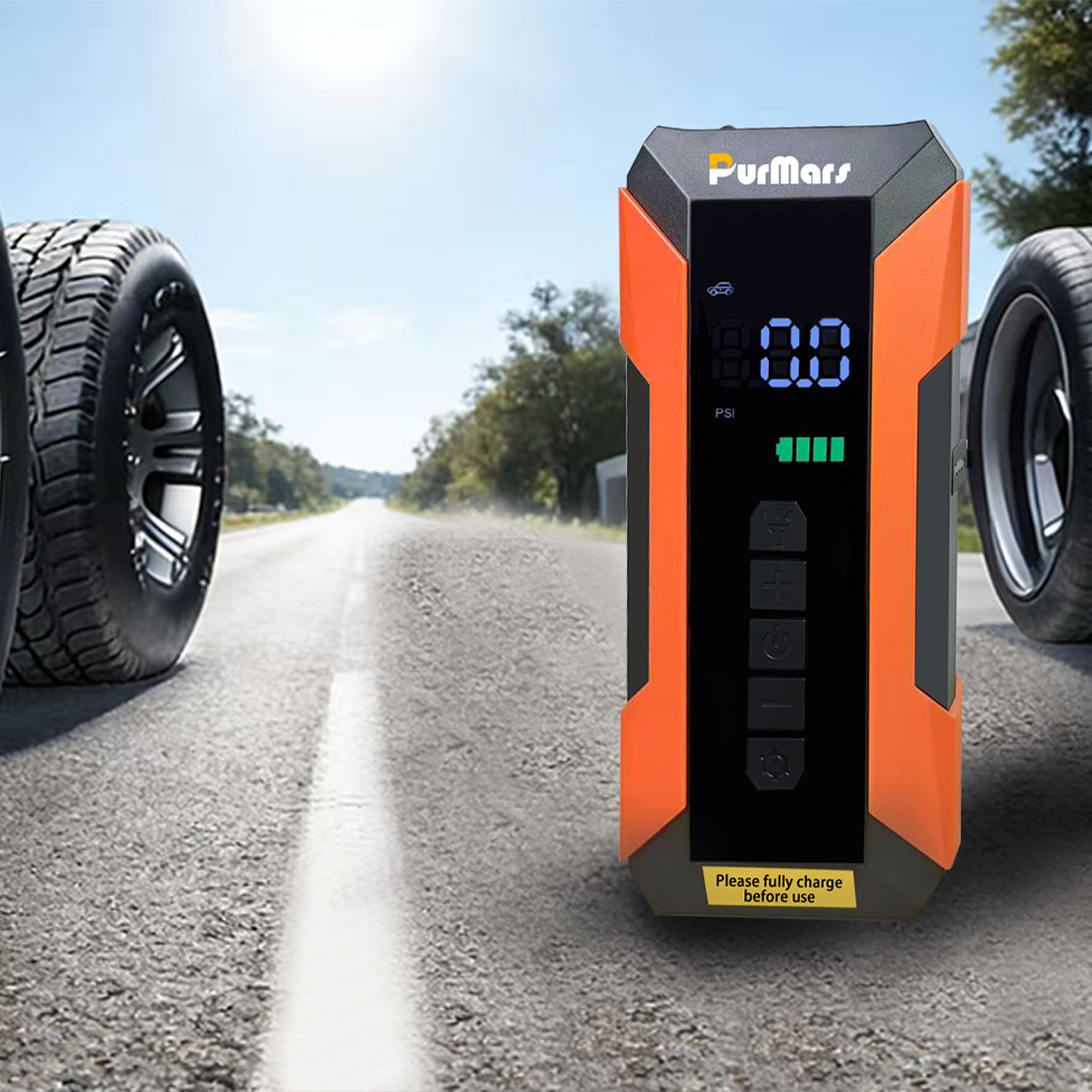 2 IN 1Jump Starter & Tire Inflator