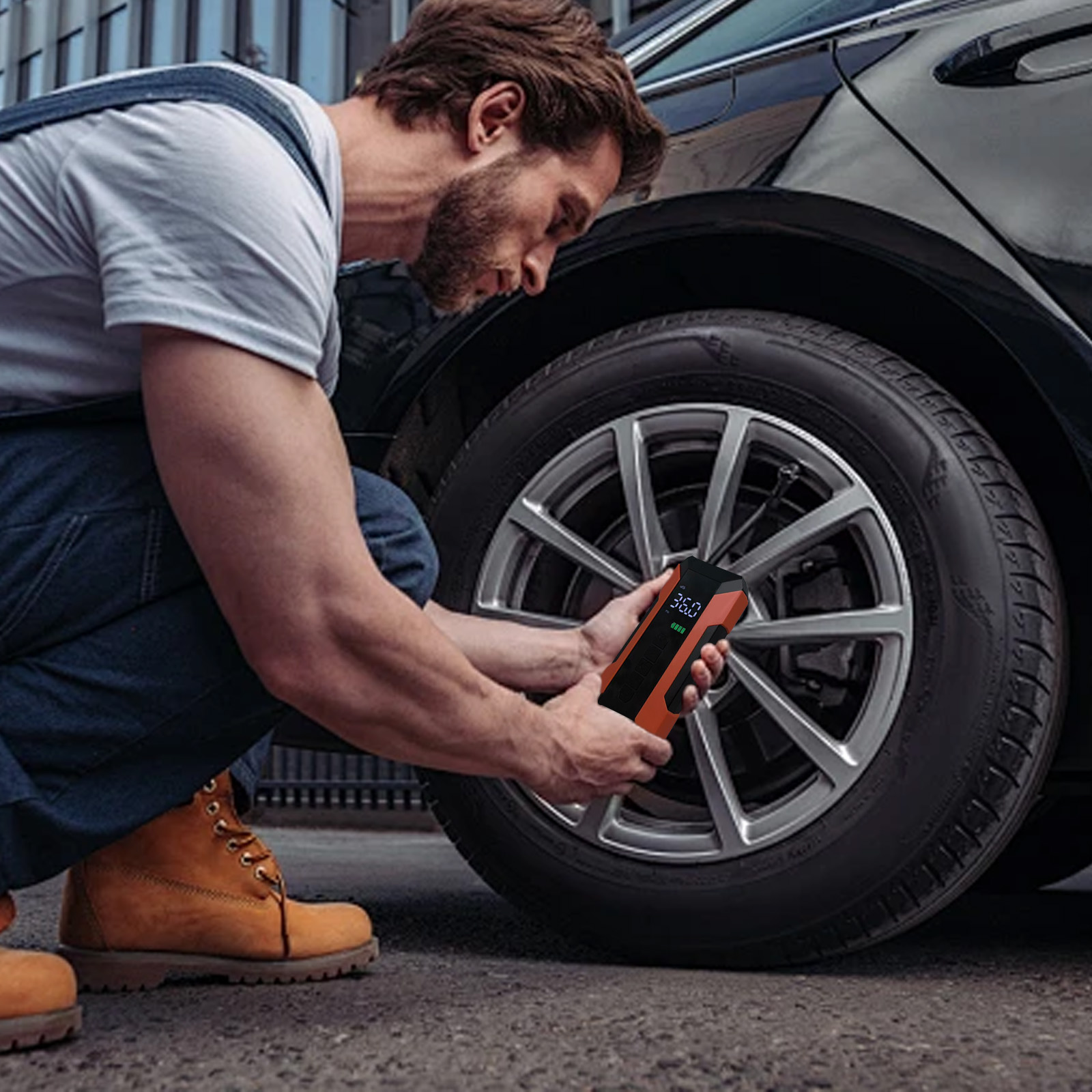 2 IN 1Jump Starter & Tire Inflator