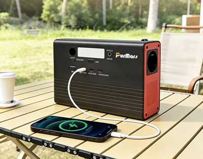PurMars Portable Power Station Interface Function Description