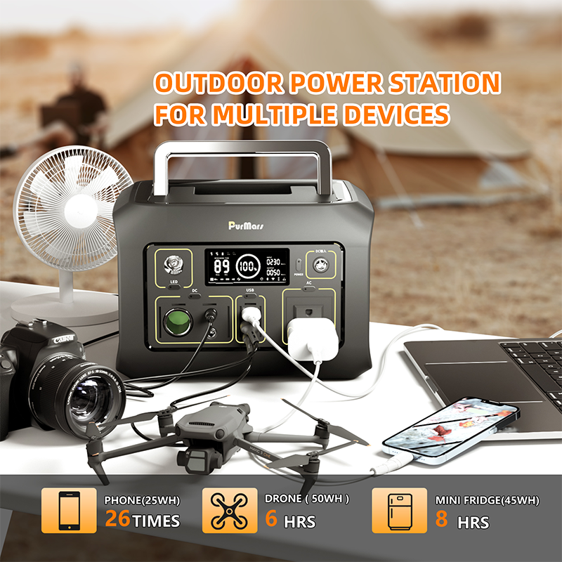 Solar portable energy storage power supply P300A/E | 300W