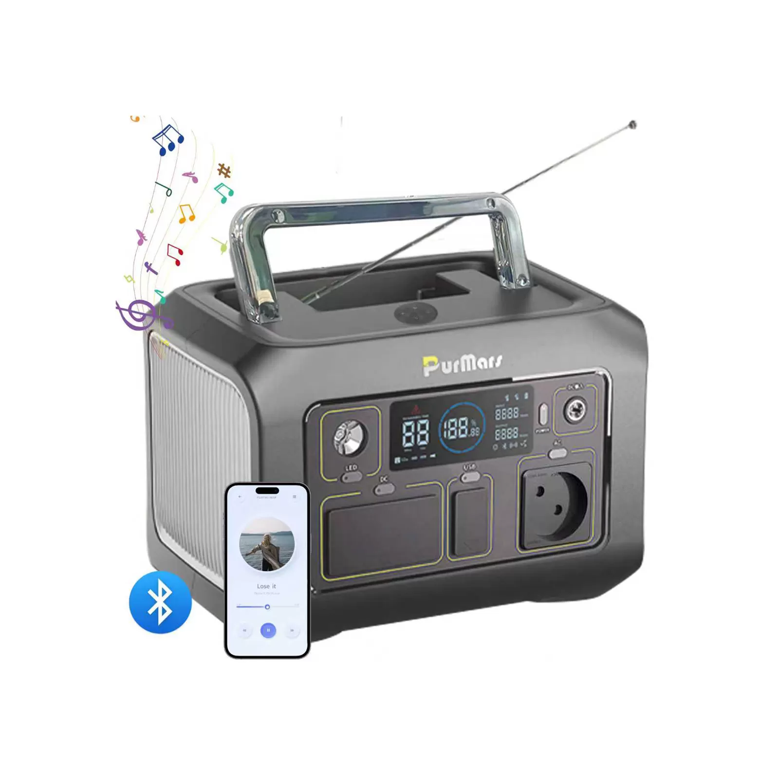 Portable Power Station P300E Plus|300W|Compress& Thermometer