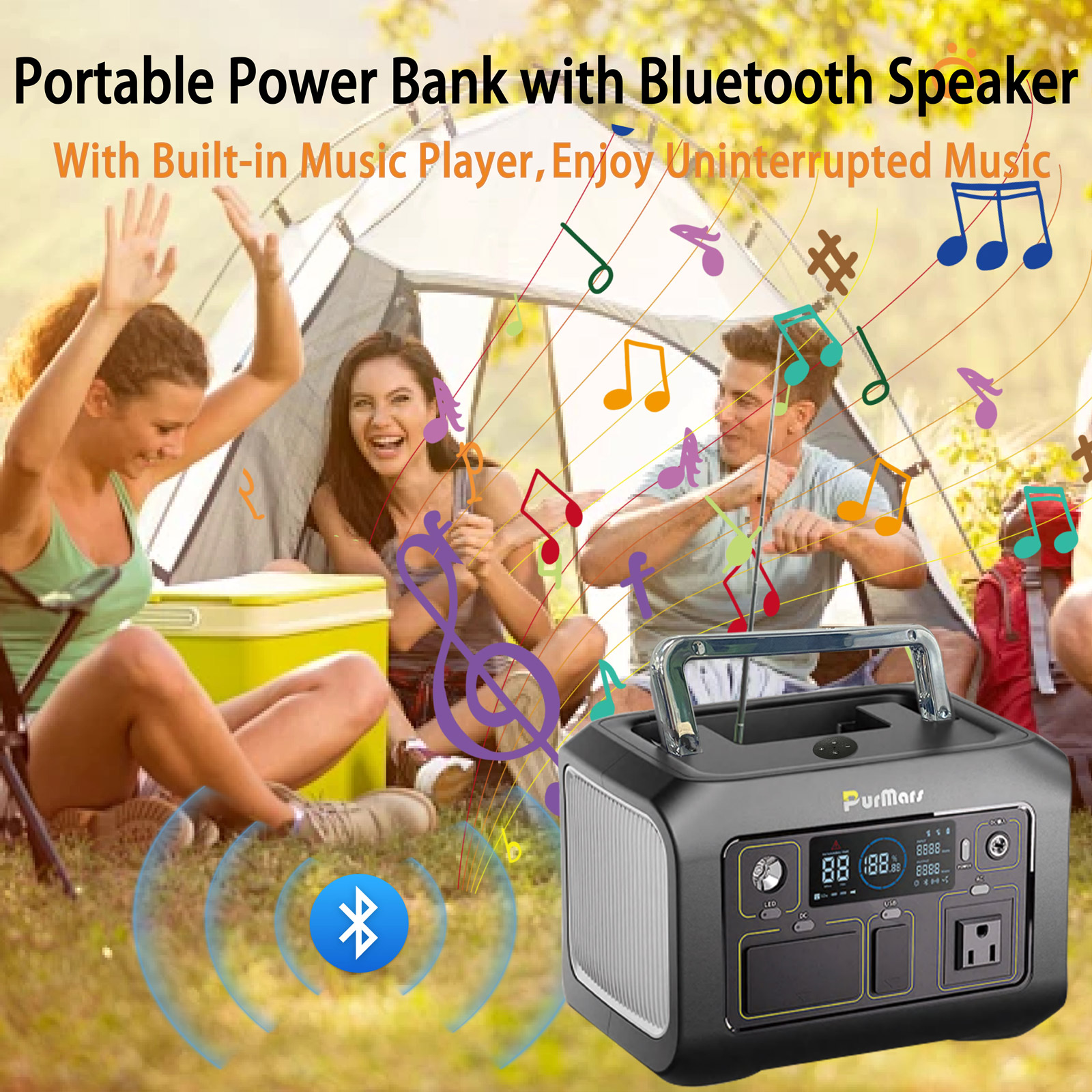 Bluetooth speaker power bank
