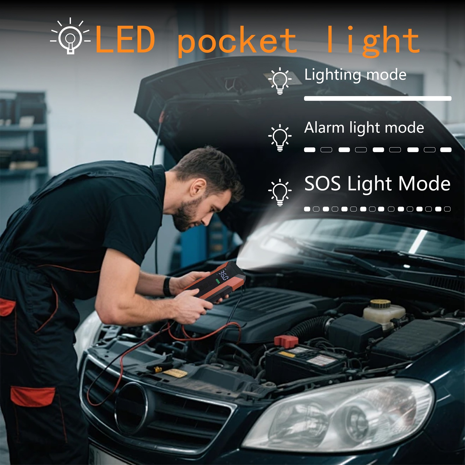 2 IN 1Jump Starter & Tire Inflator