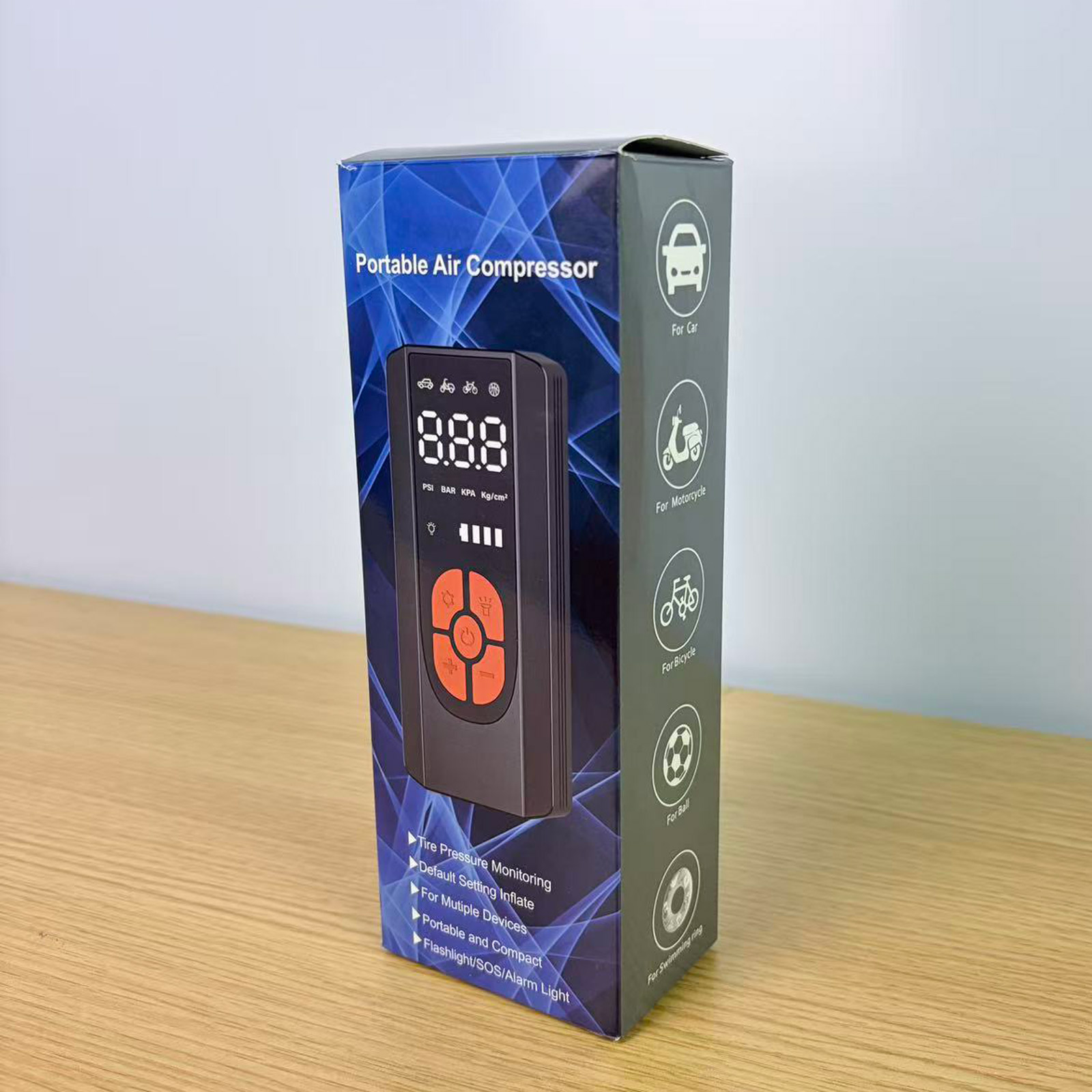 rechargeable air pump for car tires